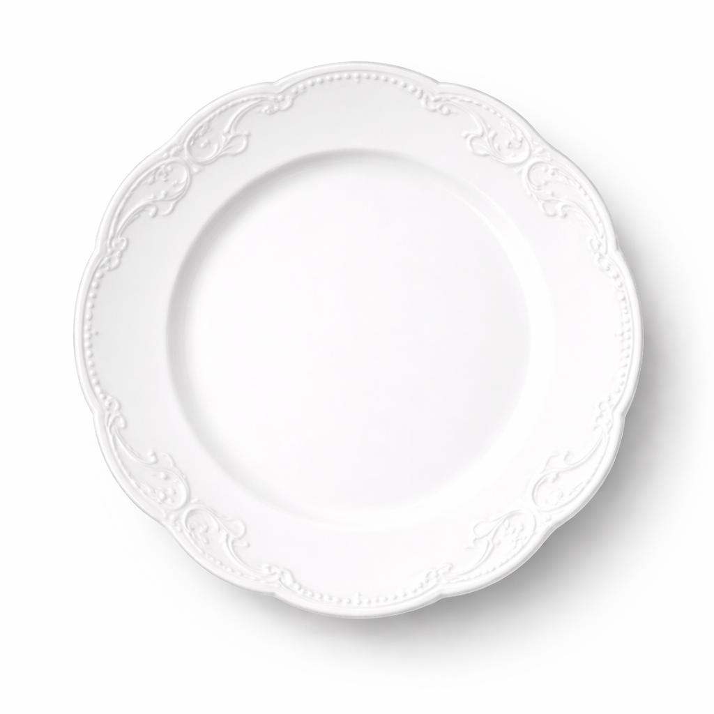 Piatto Piano CAVELLO – Linea Barocco.