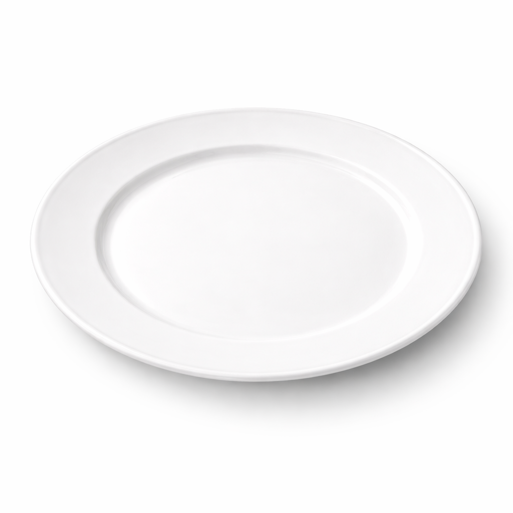 Piatto in Porcellana CAVELLO – Linea Signature.