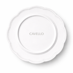 Piatto Piano CAVELLO – Linea Ondulata Perla.