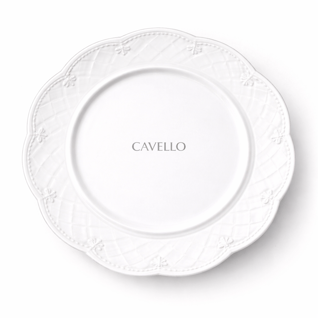 Piatto Piano CAVELLO – Linea Fleur.
