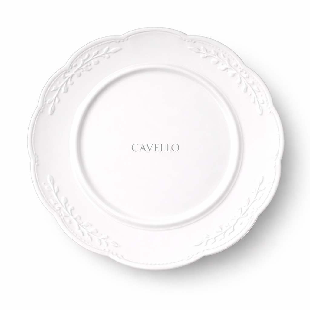 Piatto Piano CAVELLO – Linea Botanica.