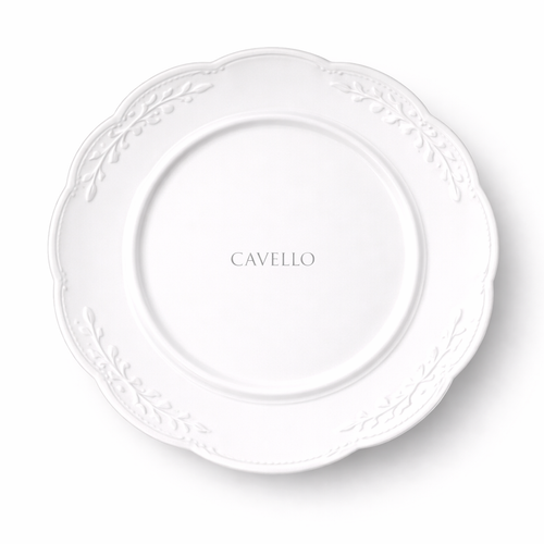 Piatto Piano CAVELLO – Linea Botanica.